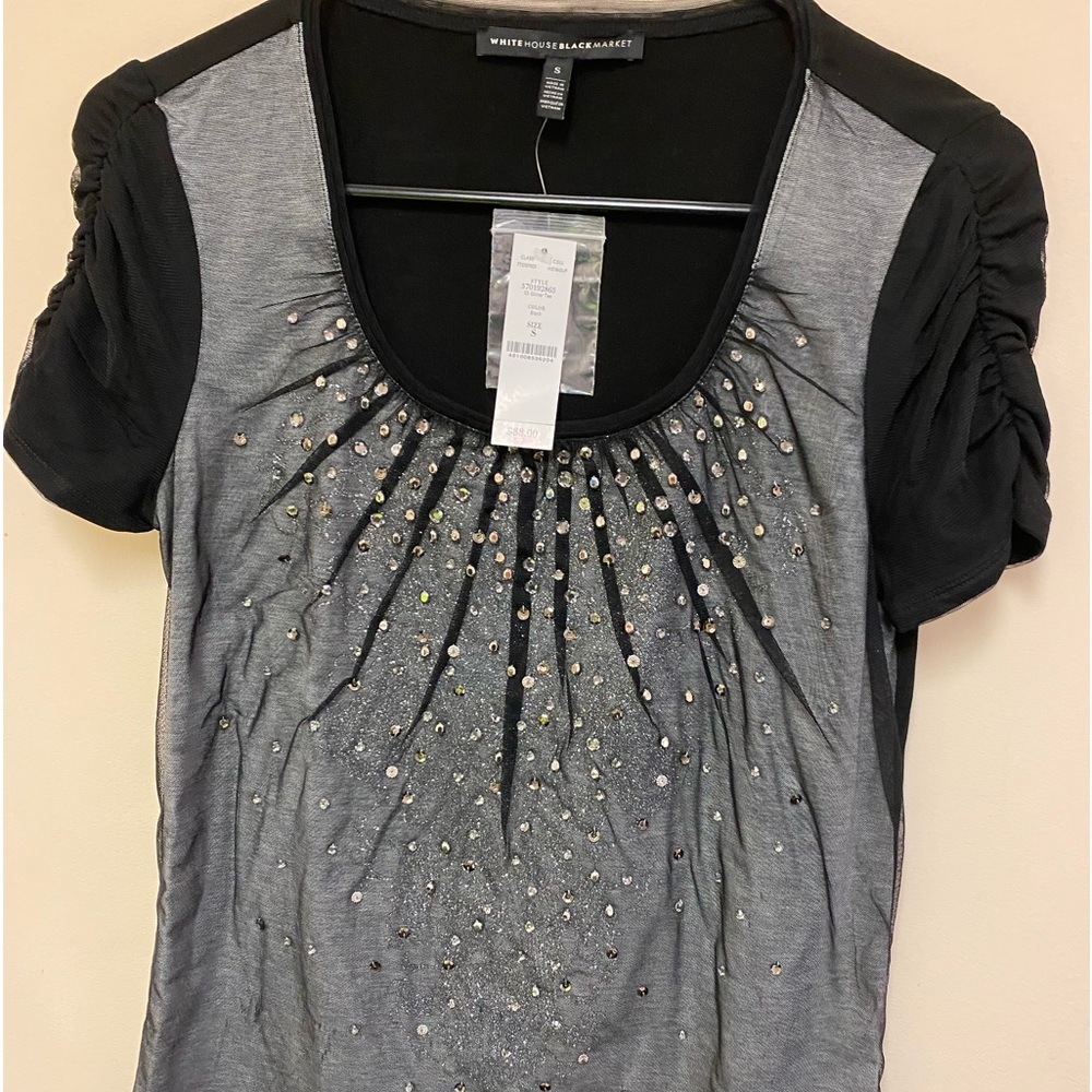 White House Black Market scoop neck top